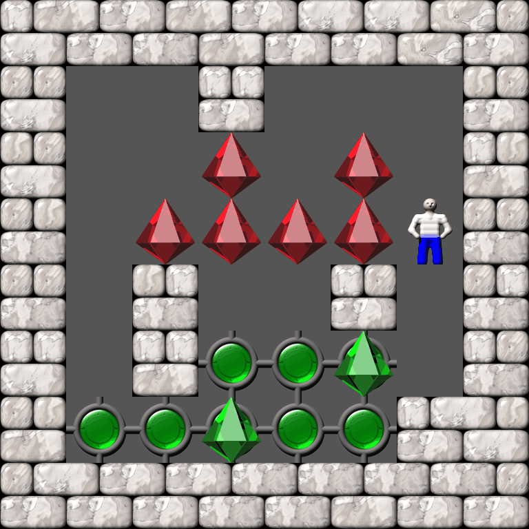 Sokoban Bugs1005 collections level 555